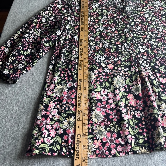 J. Jill multicolor Floral Relaxed Blouse size M - Picture 5 of 8